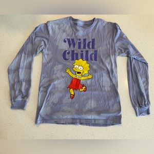 The Simpsons “Wild Child” Long Sleeve Tee